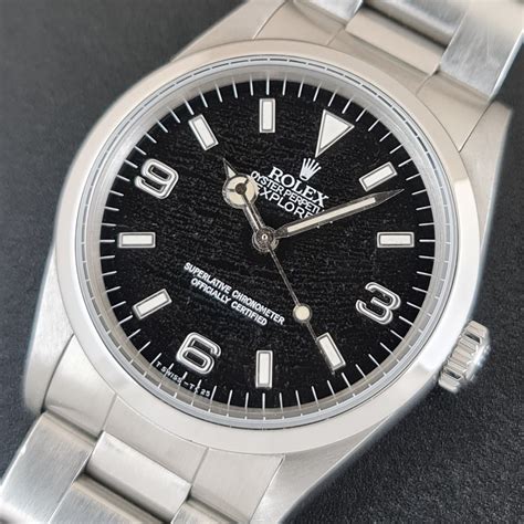 rolex frozen dial|Rolex explorer 14270 dials.